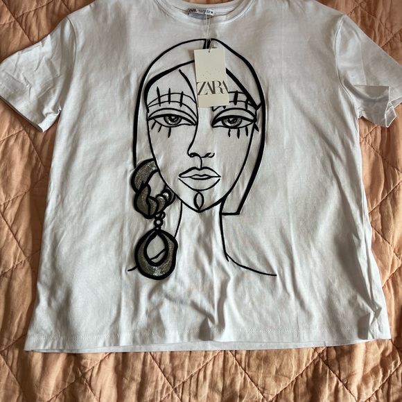 Zara Tshirt NWT - Picture 1 of 4